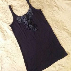 J crew ruffle tank top